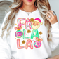 Cutie Fa La La Sweatshirt | Tis The Season Collection | Unique Gifts for Family Friends
