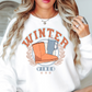 Distressed Winter Vibes Sweatshirt | Frosty Chic Collection | Unique Gifts for Family Friends