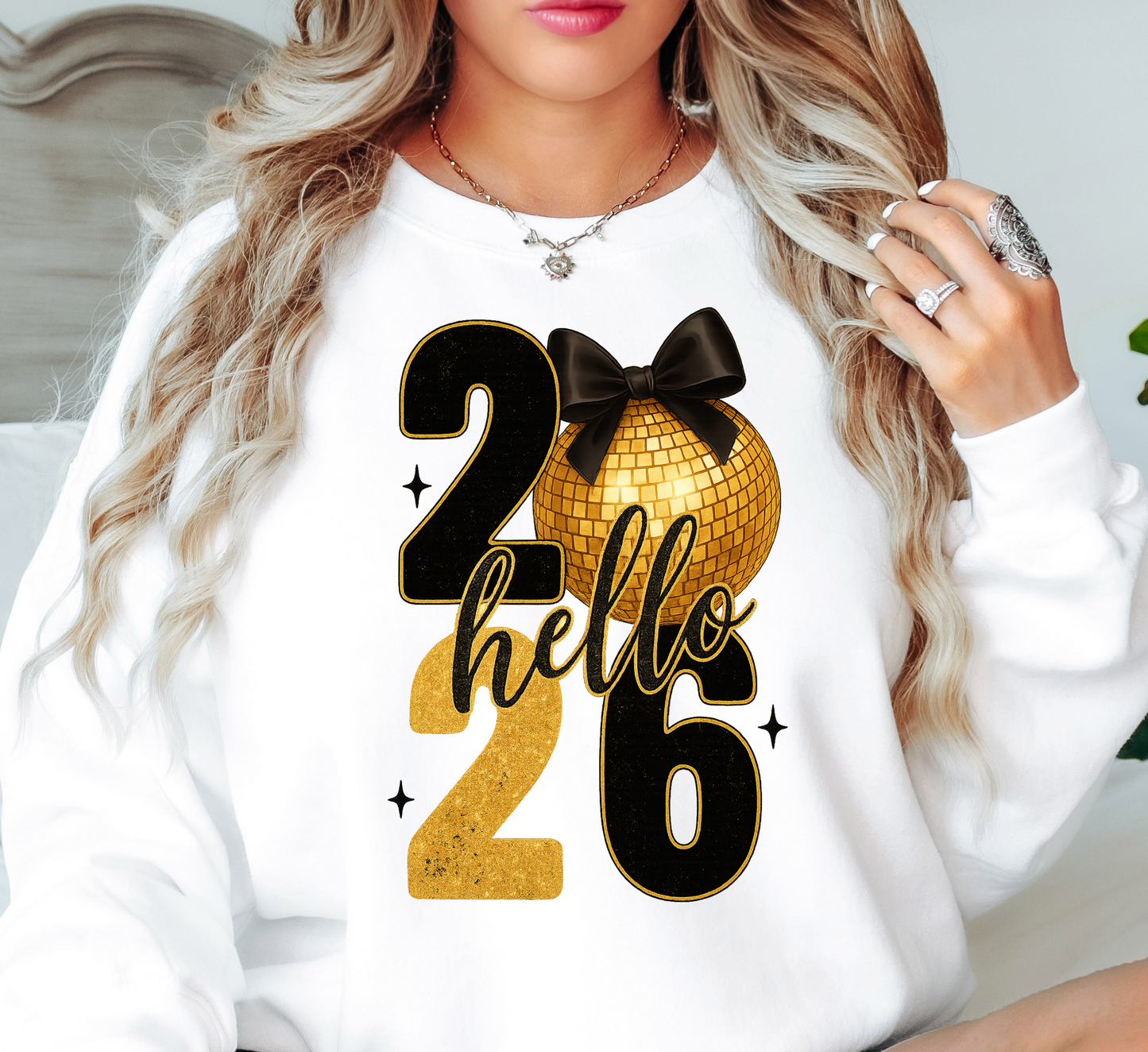 Hello 2026 New Year Sweatshirt | New Year Magic Collection | Unique Gifts for Family Friends