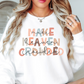 Make Heaven Crowded Sweatshirt | Walk By Faith Collection | Unique Gifts for Family and Friends