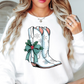 Western Winter Sweatshirt | Frosty Chic Collection | Unique Gifts for Family Friends