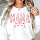 Vintage Floral Mama Bow Sweatshirt | Mama Mode Activated Collection | Unique Gifts for Family Friends