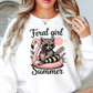 Feral Girl Summer Sweatshirt | Beach Breeze Collection | Unique Gifts for Family Friends