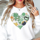 Lucky Heart Doodle Sweatshirt | Feeling Lucky Collection | Unique Gifts for Family Friends