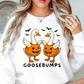 Spooky Goosebumps Sweatshirt | Boo-tiful Vibes Collection | Unique Gifts for Family Friends