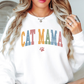 Cat Mama Sweatshirt | Pawsitive Vibes Collection | Unique Gifts for Family and Friends