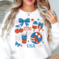 Preppy USA 1776 Sweatshirt | Stars and Stripes Collection | Unique Gifts for Family and Friends