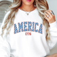 America 1776 Sweatshirt | Stars and Stripes Collection | Unique Gifts for Family and Friends