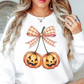 Pumpkin Cherries Sweatshirt | Boo-tiful Vibes Collection | Unique Gifts for Family Friends