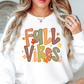 Floral Fall Vibes Sweatshirt | Falling For You Collection | Unique Gifts for Family Friends
