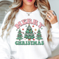 Merry Christmas Sweatshirt | Tis The Season Collection | Unique Gifts for Family Friends