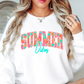 Tropical Summer Vibes Sweatshirt | Beach Breeze Collection | Unique Gifts for Family Friends