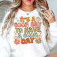Retro Good Day Sweatshirt | Groovy Vibes Collection | Unique Gifts for Family and Friends