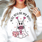 Will You Be My Boo? Sweatshirt | XoXo Love Collection | Unique Gifts for Family Friends