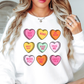 Conversation Candy Hearts Sweatshirt | XoXo Love Collection | Unique Gifts for Family Friends