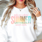 Summer Never Ends Sweatshirt | Beach Breeze Collection | Unique Gifts for Family Friends