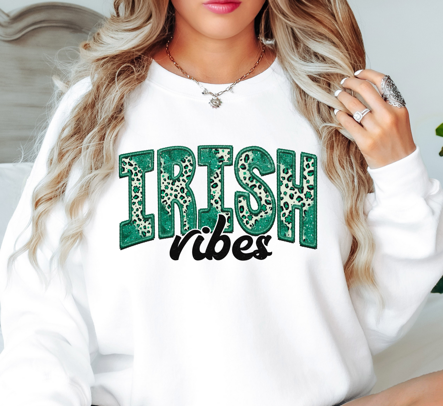 Irish Vibes Sweatshirt | Feeling Lucky Collection | Unique Gifts for Family Friends