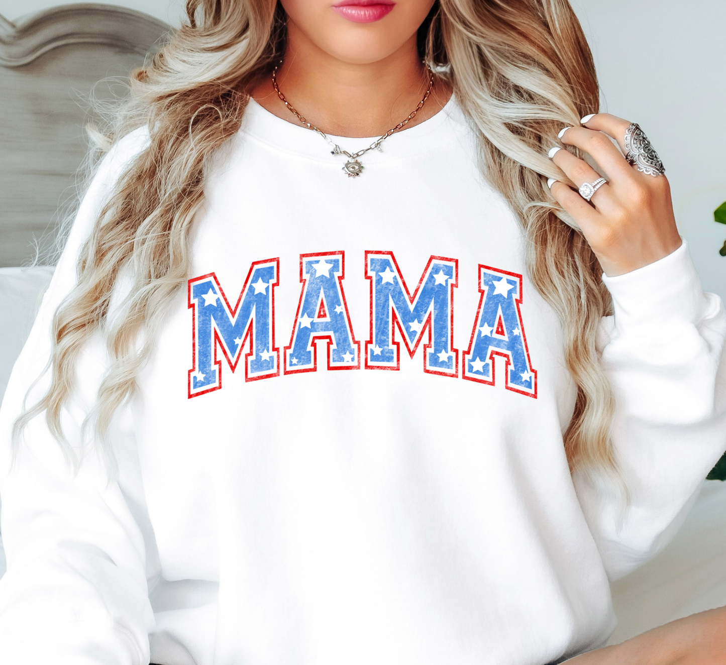 America Mama Sweatshirt | Mama Mode Activated Collection | Unique Gifts for Family Friends