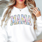 Retro Easter Mama Sweatshirt | Mama Mode Activated Collection | Unique Gifts for Family Friends