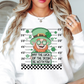 Leprechaun Mugshot Sweatshirt | Feeling Lucky Collection | Unique Gifts for Family Friends