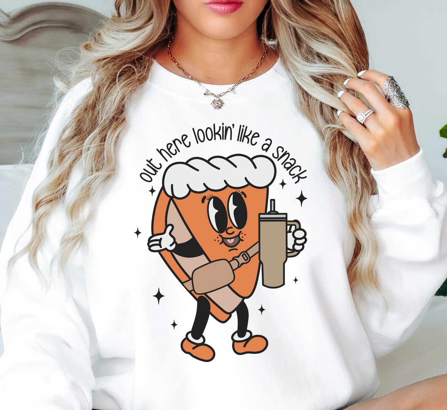 Out Here Lookin Like A Snack Pie Sweatshirt | Harvest Joy Collection | Unique Gifts for Family Friends