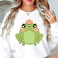 Spring Frog Sweatshirt | Spring Fling Collection | Unique Gifts for Family Friends