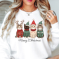Meowy Cat Christmas Sweatshirt | Pawsitive Vibes Collection | Unique Gifts for Family and Friends