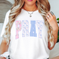 Pray Preppy Coquette Tee | Walk By Faith Collection | Unisex Pre-Shrunk T-Shirt