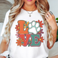 Paw Love Tee | Pawsitive Vibes Collection | Unisex Pre-Shrunk T-Shirt