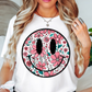 Floral Spring Smiley Face Tee | Spring Fling Collection | Unisex Pre-Shrunk T-Shirt