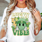 Retro Lucky Vibes Tee | Feeling Lucky Collection | Unisex Pre-Shrunk T-Shirt