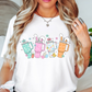Retro Easter Tumblers Tee | Hoppin' Into Spring Collection | Unisex Pre-Shrunk T-Shirt