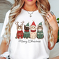 Meowy Cat Christmas Tee | Pawsitive Vibes Collection | Unisex Pre-Shrunk T-Shirt