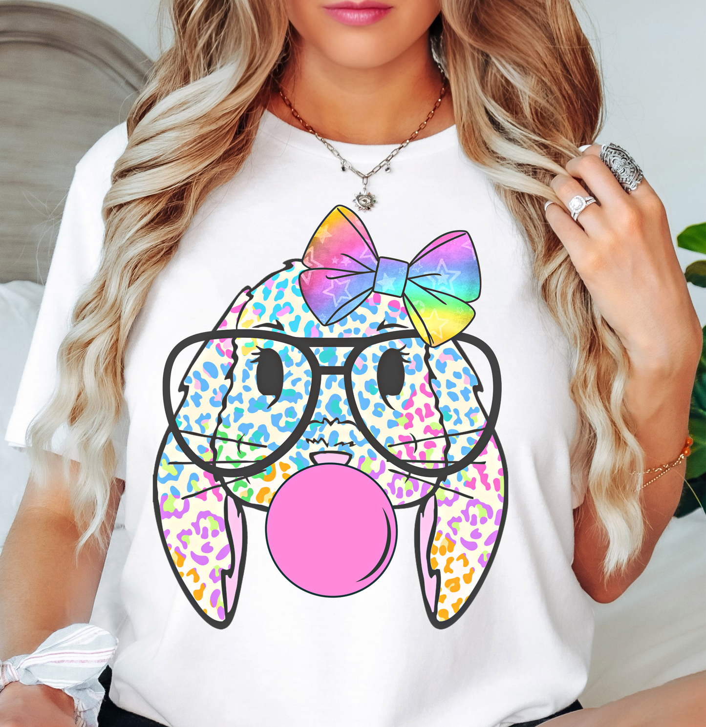 Nerdy Bunny Tee | Hoppin' Into Spring Collection | Unisex Pre-Shrunk T-Shirt