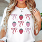 Strawberry and Bows Tee | Groovy Vibes Collection | Unisex Pre-Shrunk T-Shirt