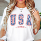 USA 1776 Tee | Stars and Stripes Collection | Unisex Pre-Shrunk T-Shirt