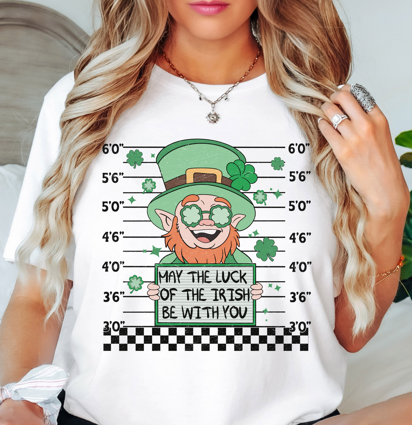 Leprechaun Mugshot Tee | Feeling Lucky Collection | Unisex Pre-Shrunk T-Shirt