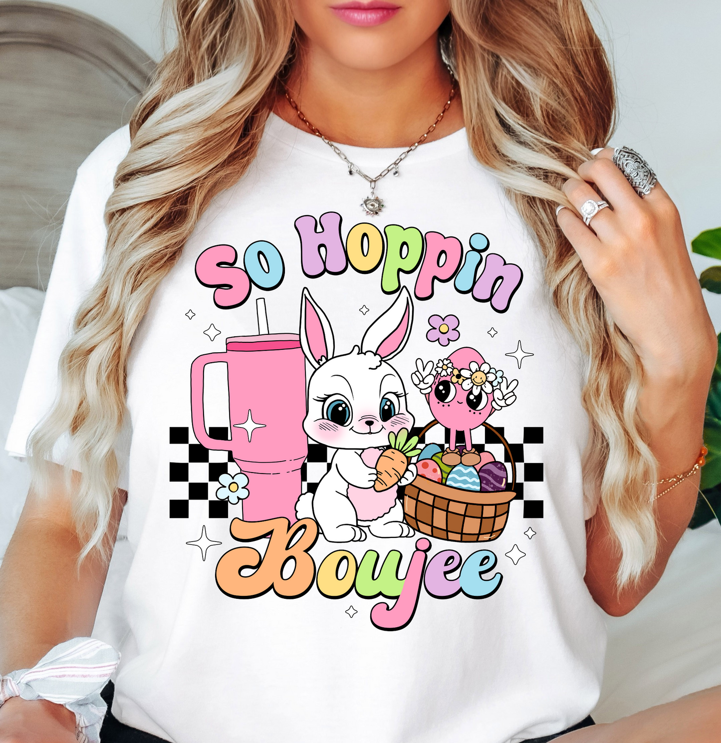 So Hoppin Boujee Tee | Hoppin' Into Spring Collection | Unisex Pre-Shrunk T-Shirt