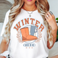Distressed Winter Vibes Tee | Frosty Chic Collection | Unisex Pre-Shrunk T-Shirt