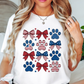 USA Paw Prints Tee | Pawsitive Vibes Collection | Unisex Pre-Shrunk T-Shirt