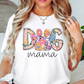 Colorful Dog Mama Tee | Pawsitive Vibes Collection | Unisex Pre-Shrunk T-Shirt