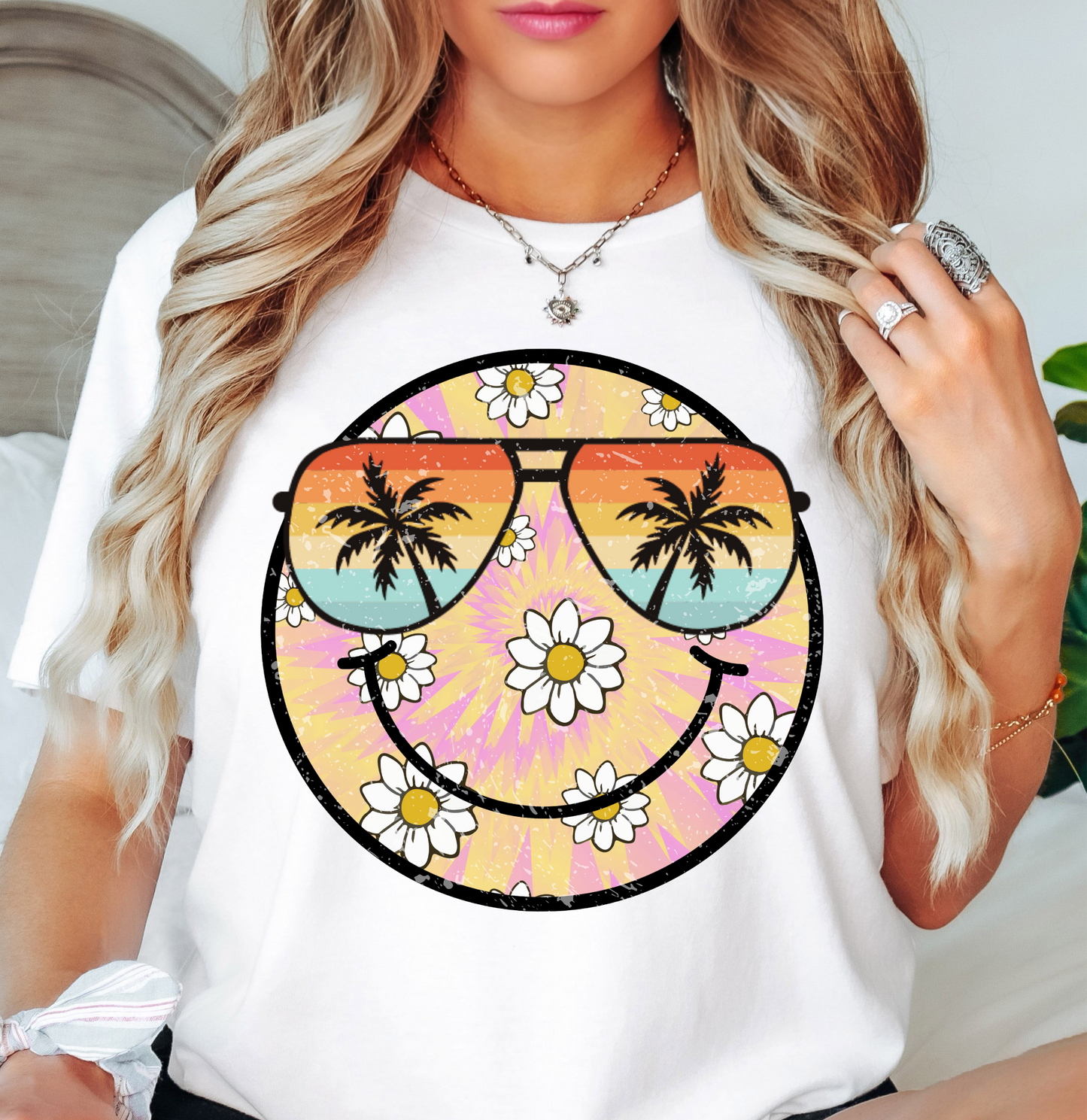 Spring Boom Smiley Tee | Spring Fling Collection | Unisex Pre-Shrunk T-Shirt