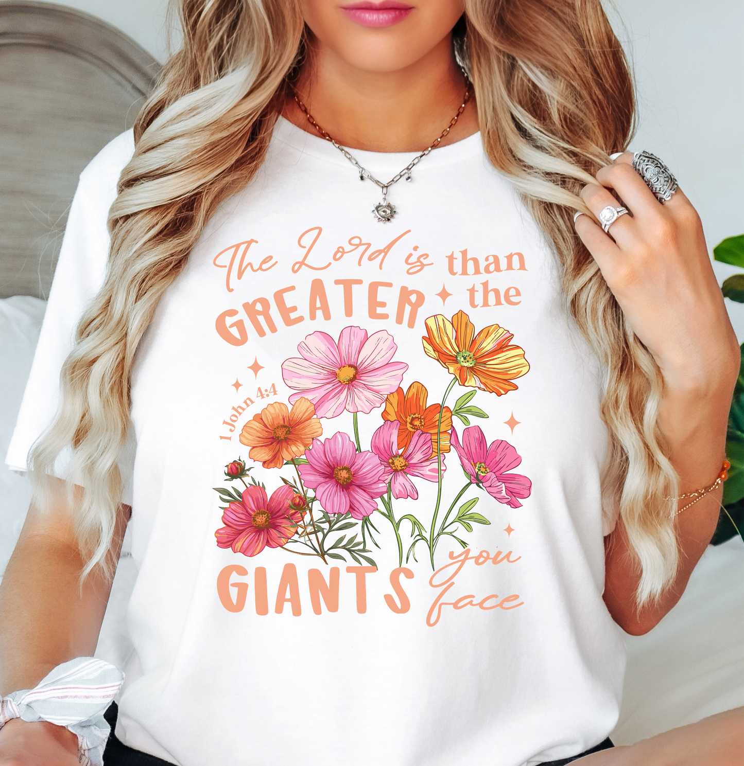 The Lord Is Greater (1 John) Tee | Walk By Faith Collection | Unisex Pre-Shrunk T-Shirt