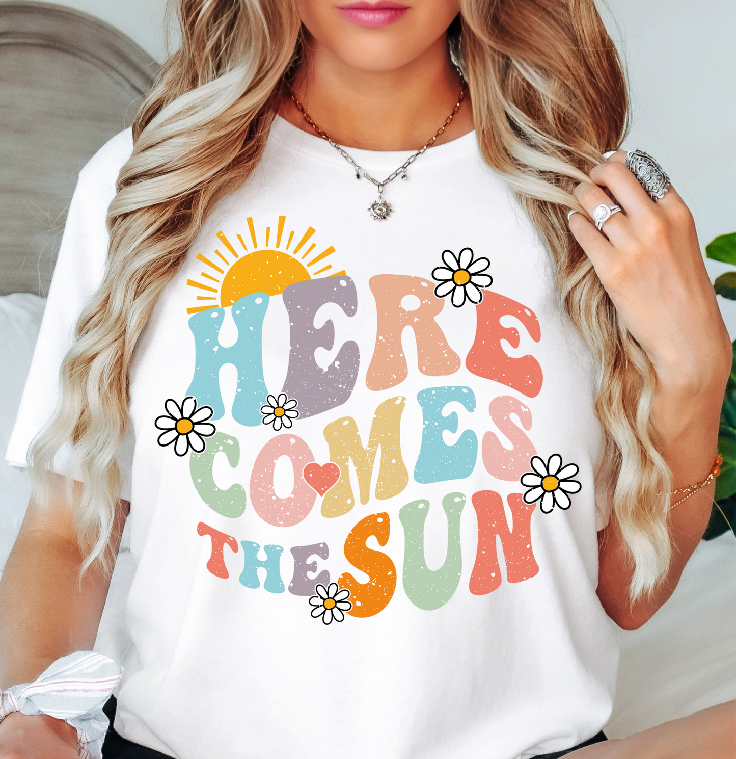 Here Comes The Sun Tee | Spring Fling Collection | Unisex Pre-Shrunk T-Shirt