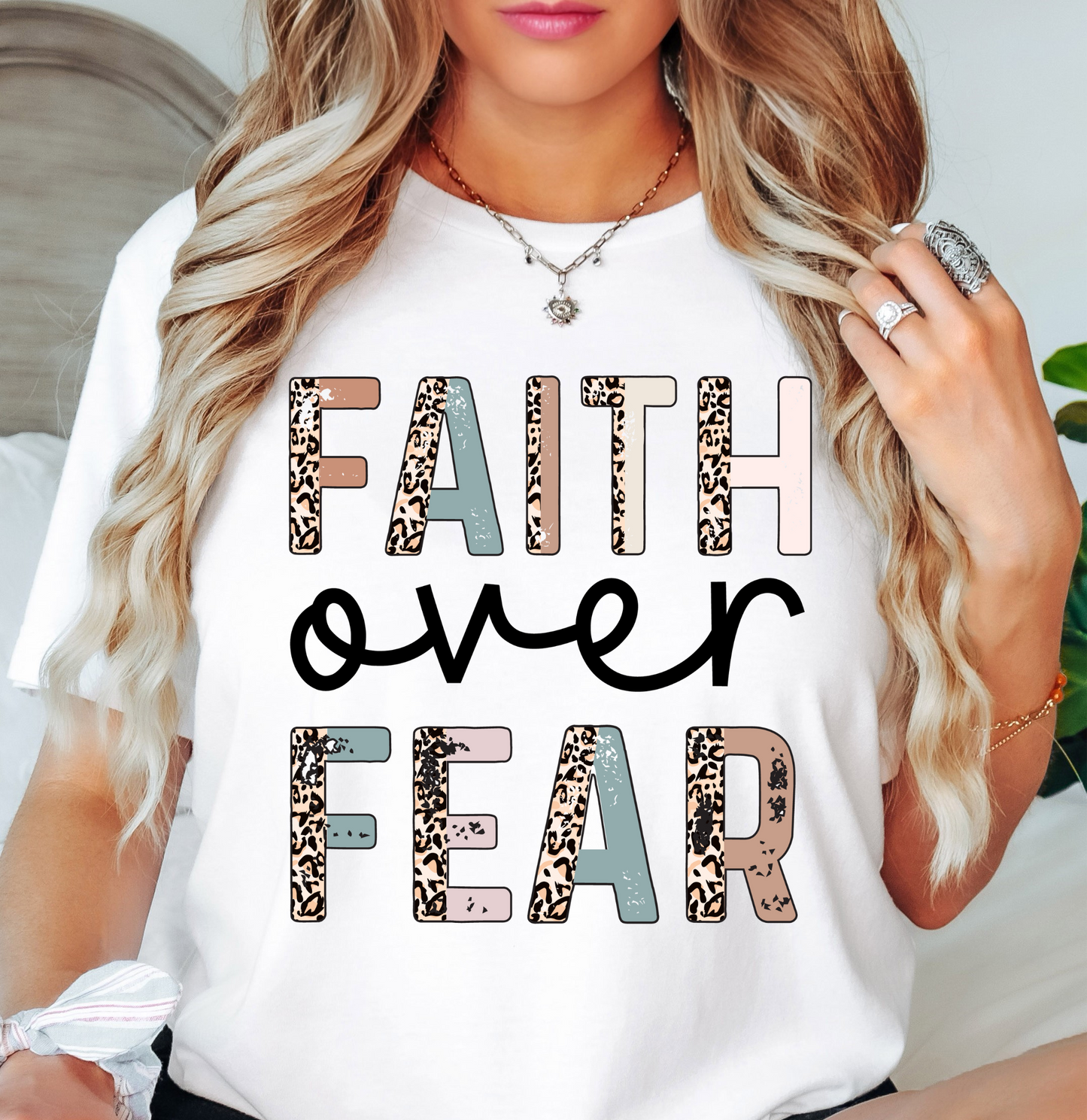 Faith Over Fear Tee | Walk By Faith Collection | Unisex Pre-Shrunk T-Shirt