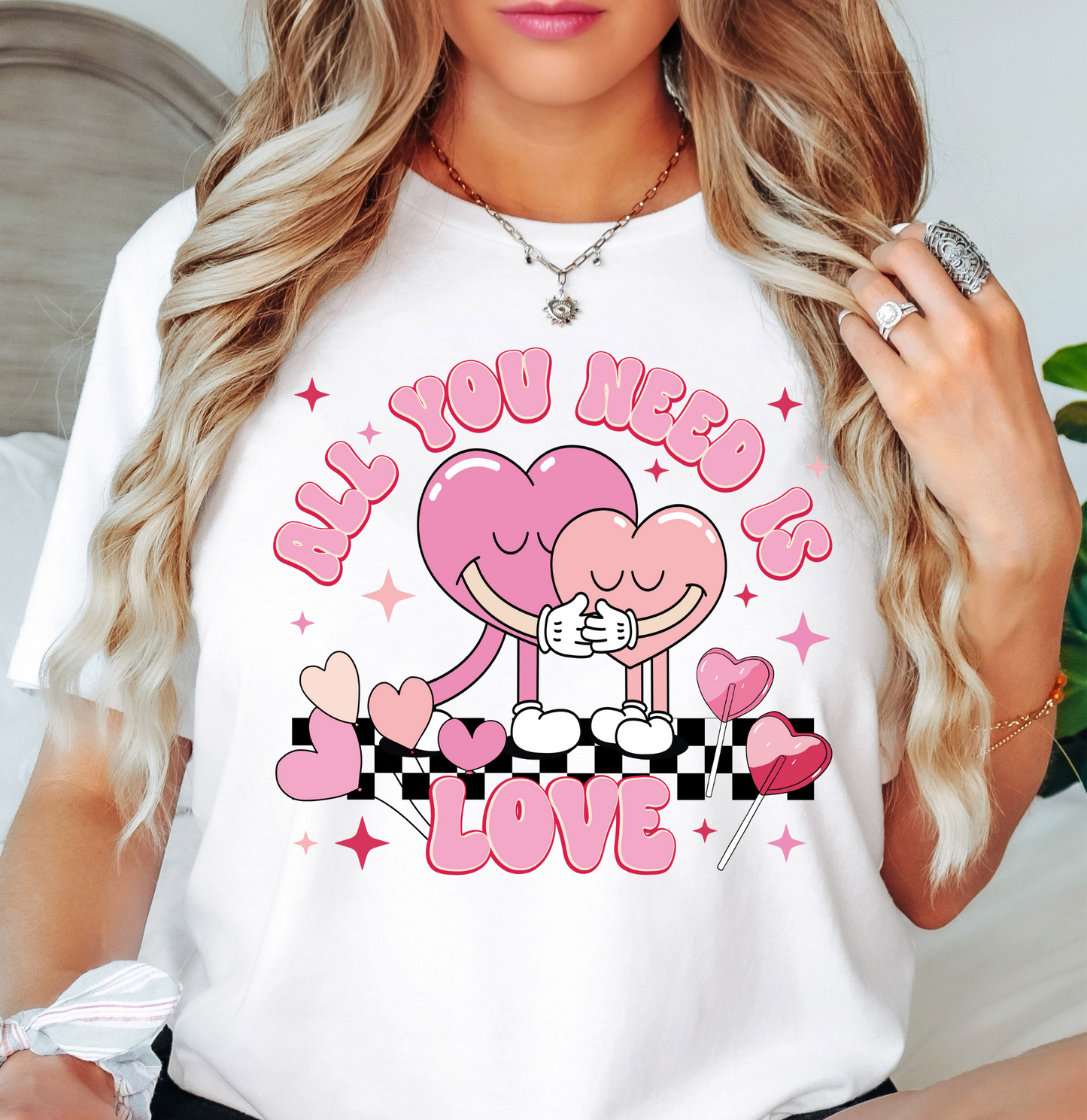 All You Need Is Love Tee | XoXo Love Collection | Unisex Pre-Shrunk T-Shirt