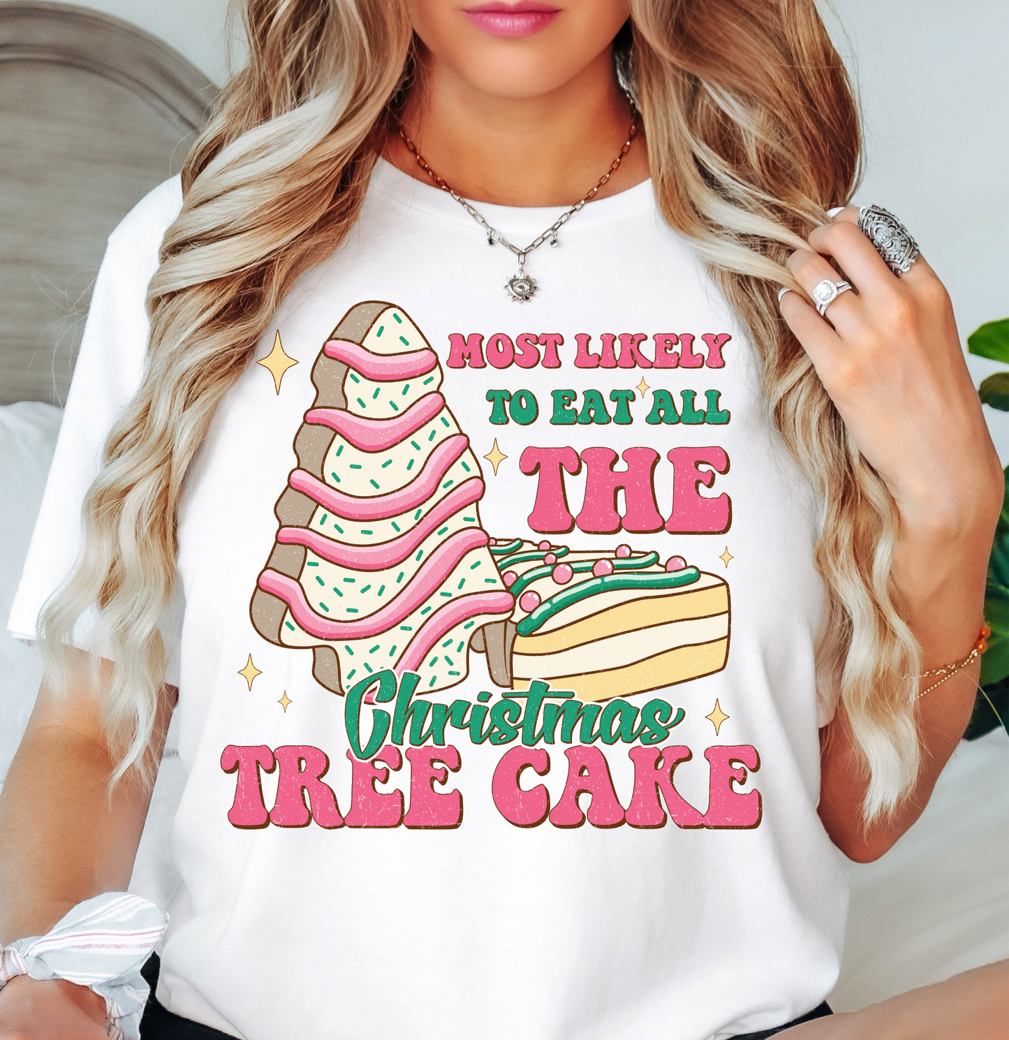 Christmas Tree Cake Tee | Tis The Season Collection | Unisex Pre-Shrunk T-Shirt